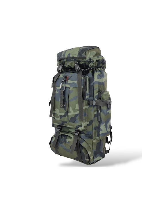 Playbags Waterproof Mountaineering Backpack 70lt Green -PRASINO-CAMO