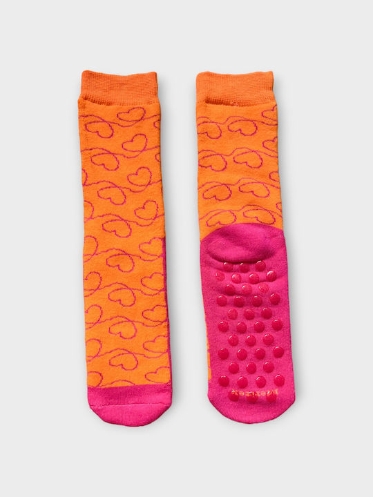 Meritex Kids' Slipper Socks Orange