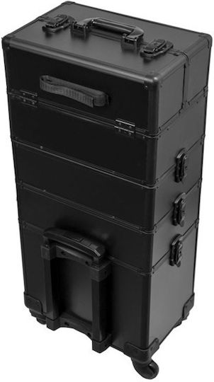 UpLac Metallic Cosmetic Case Black H70xW36xD25cm