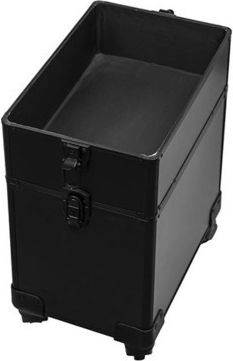 UpLac Metallic Cosmetic Case Black H70xW36xD25cm