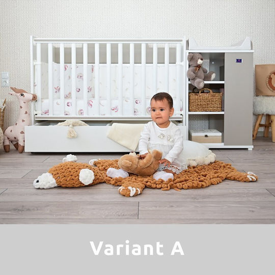 Lorelli Patut Cabriolet Alb/Bleu Baby Lorelli Patut Cabriolet Alb/Bleu Baby