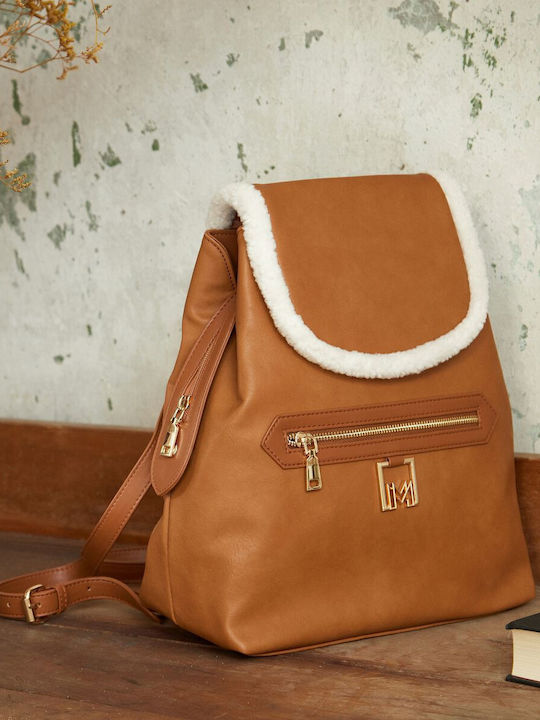 Damentasche Rucksack Tabac Braun