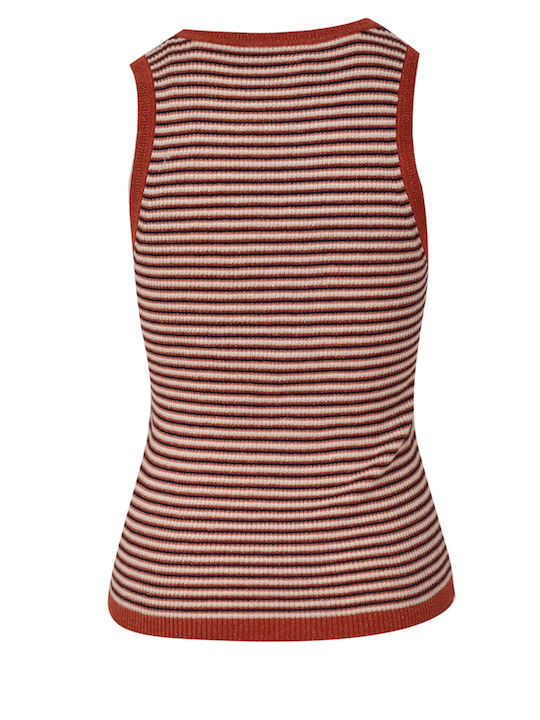 Salami Women's Blouse Sleeveless Red