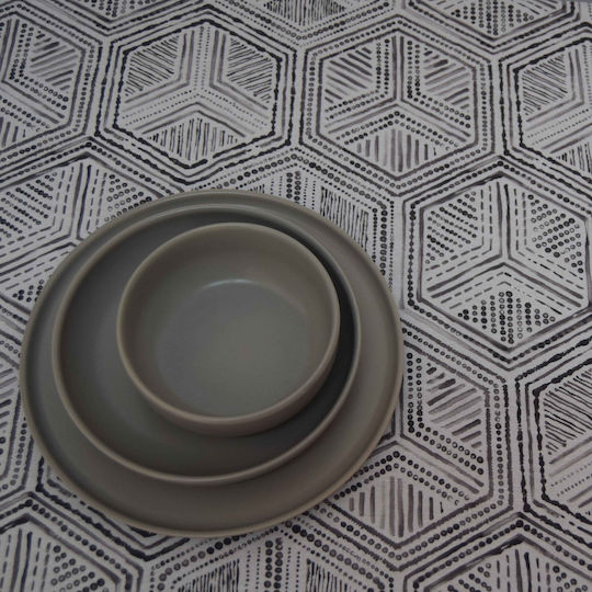 Decocraft Tischtuch Geometric Gray 140x180cm