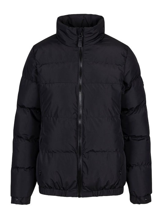 Trespass Women's Short Puffer Jacket for Winter BLACK