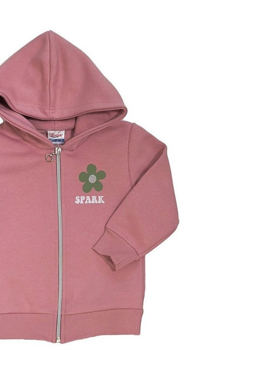 Kids Sweatpants Set Pink 2pcs