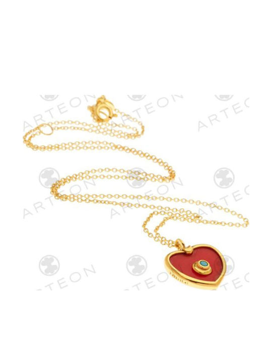 Arteon Necklace Made of Gold Plated Silver Arteon Necklace Made of Gold Plated Silver