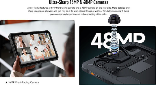 Ulefone Armor Pad 2 4G 11" Tablet (8GB/256GB) Μαύρο