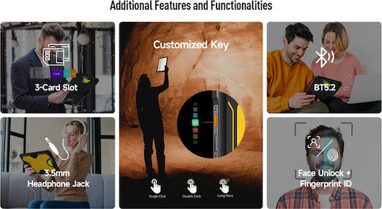Ulefone Armor Pad 2 4G 11" Tablet (8GB/256GB) Μαύρο