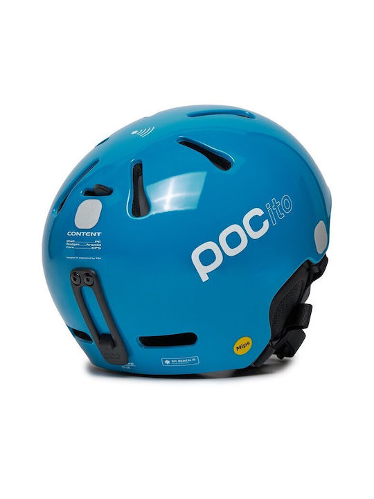 Poc Pocito Fornix Ανδρικό Κράνος για Σκι & Snowboard σε Μπλε Χρώμα