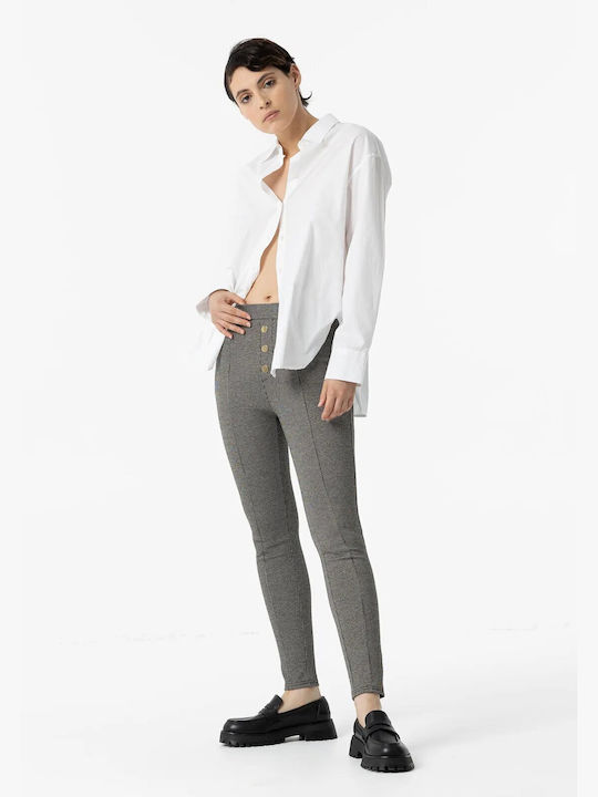 Tiffosi Women's Fabric Trousers Gray