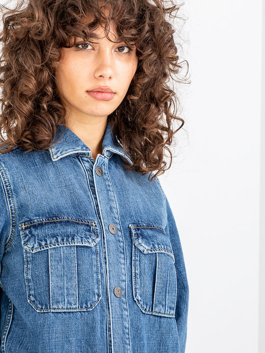 Women's Long-sleeved One-piece Suit Blue