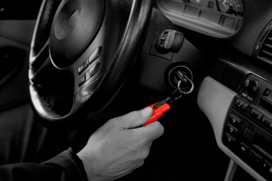 Resqme Car Emergency Hammer Automatic With Blue Seatbelt Cutter