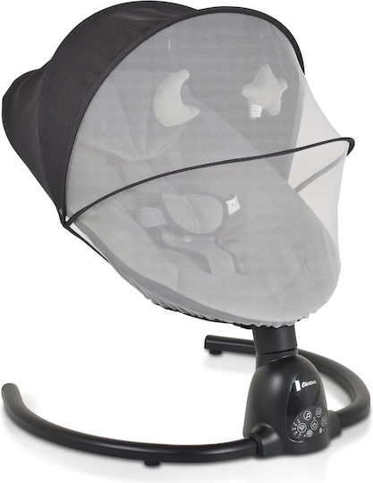 Moni Electric Baby Relax Swing Clarissa with Music Gray for Child up to 9kg