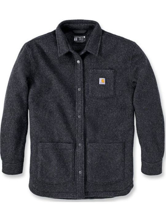 Damen black heather Overshirt
