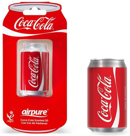 Airpure Αρωματική Καρτέλα Κρεμαστή Αυτοκινήτου Coca-Cola Original 3D