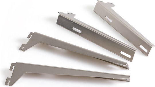 Am.Pm Regalhalterungen Schwere Ausführung Metallisch in Gray Farbe 240x5mm 4Stück 3614854337594
