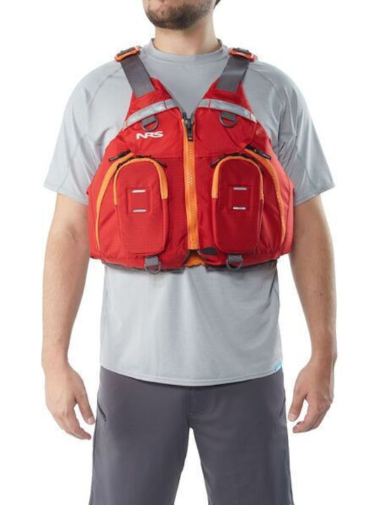 NRS Adults Life Jacket for Water Sports Red