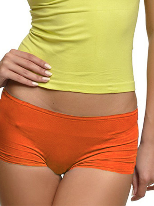 MiandMi Women's Boxer Seamless Orange