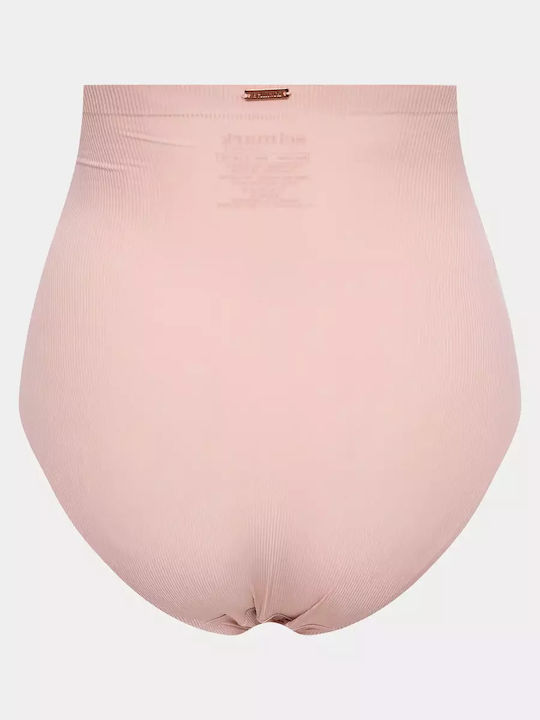 High-waisted Women's Slip Beige