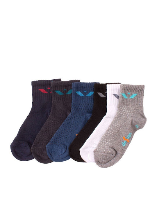 Design Letters Kids' Socks Multicolored 6 Pairs
