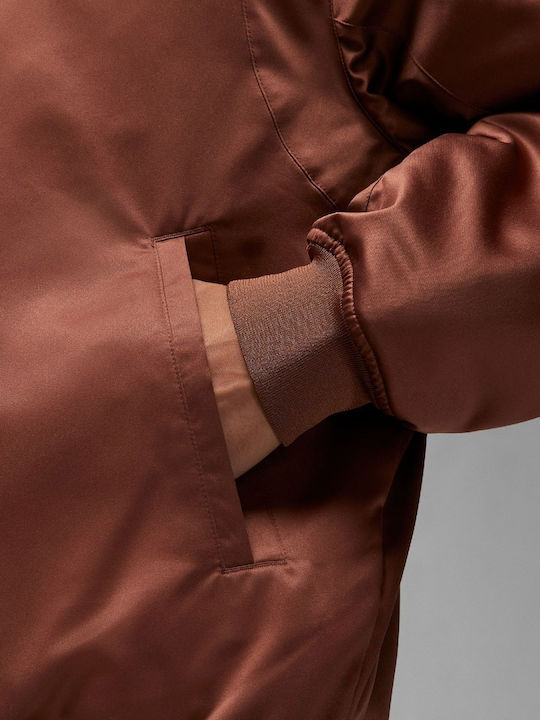 Zion Varsity Winter Jacket Bomber Brown