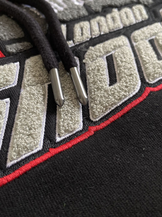 Hanorac Fleece - Polar cu Glugă black