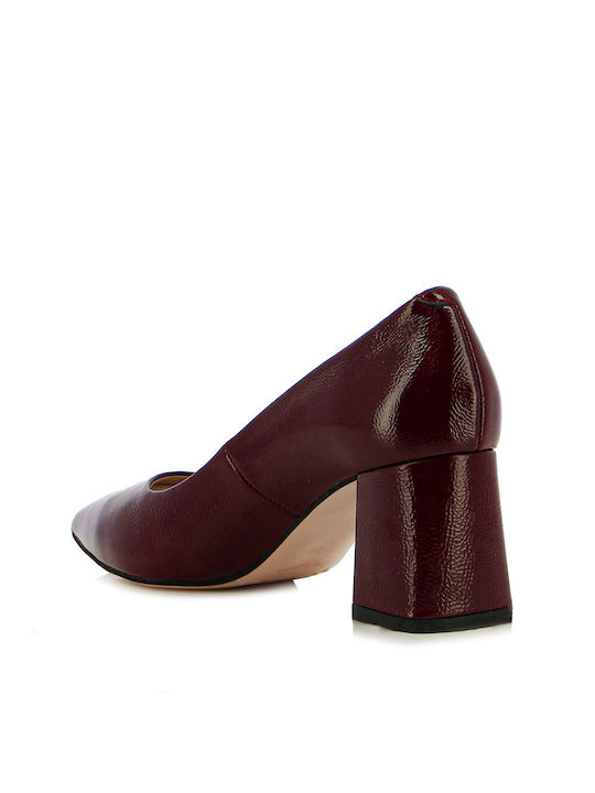 Guy Laroche Piele Pantofi cu toc cu Toc mediu Burgundia