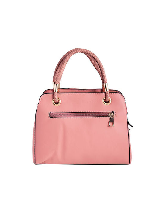 Nines Damen Tasche Tote Hand Rosa