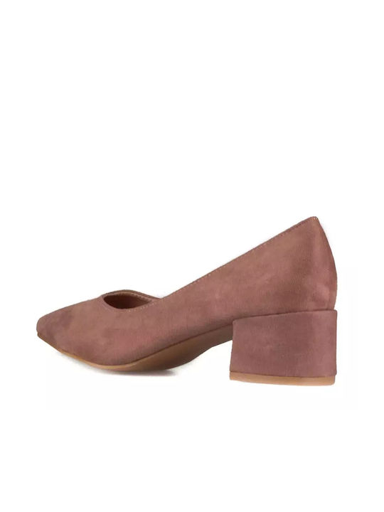 To Be Yourself Pumps mit Chunky flachem Absatz Rosa