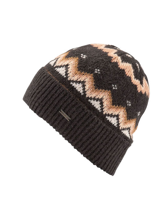 Volcom Beanie Unisex Beanie Knitted in Black color