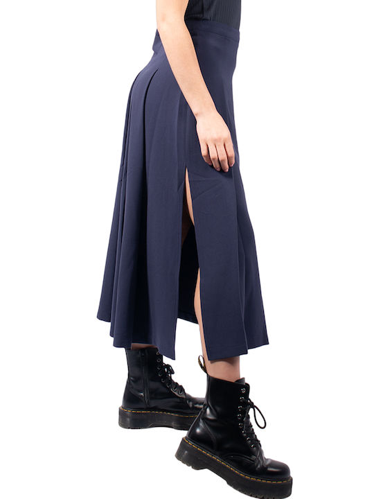 SunsetGo! Celia Set with Midi Skirt in Navy Blue color