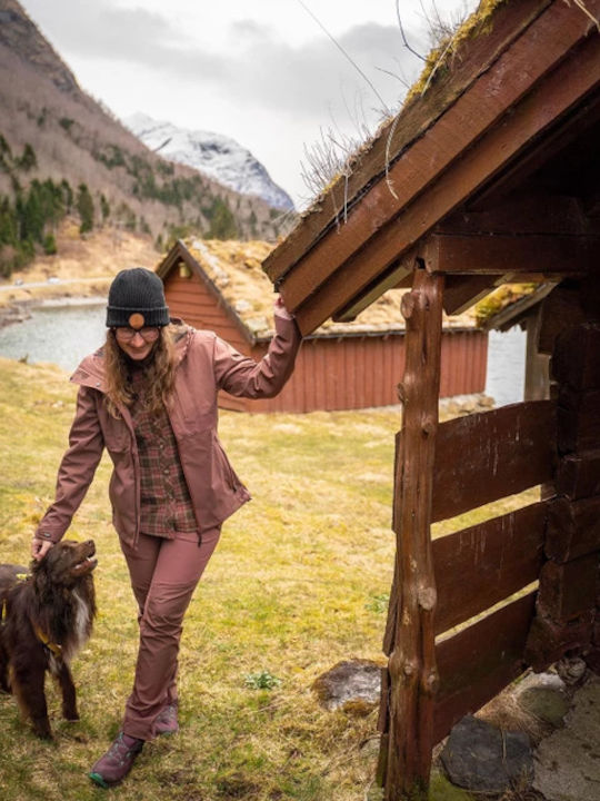 Beanie Unisex Fleece Σκούφος Πλεκτός σε Μαύρο χρώμα