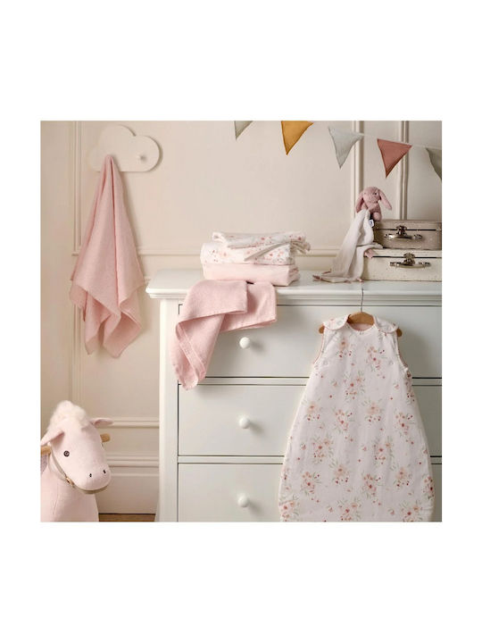 Mamas & Papas Floral Baby Sheets Set Crib Cotton Pink 70x142cm 2pcs