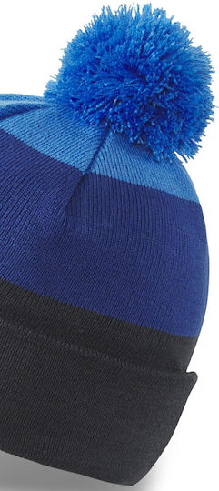 Beanie Ανδρικός Σκούφος Πλεκτός σε Μπλε χρώμα