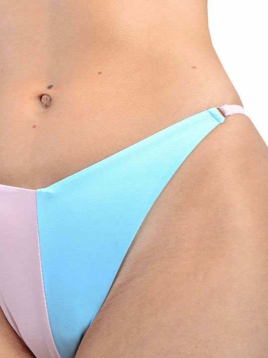 Bikini Set Triangle Top & Brazil Bottom Light Blue