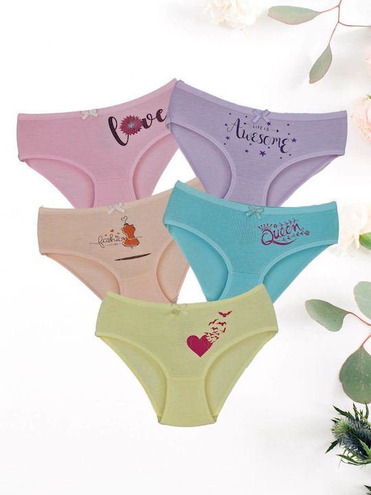 Biyo Set of Kids' Briefs Multicolored 5pcs