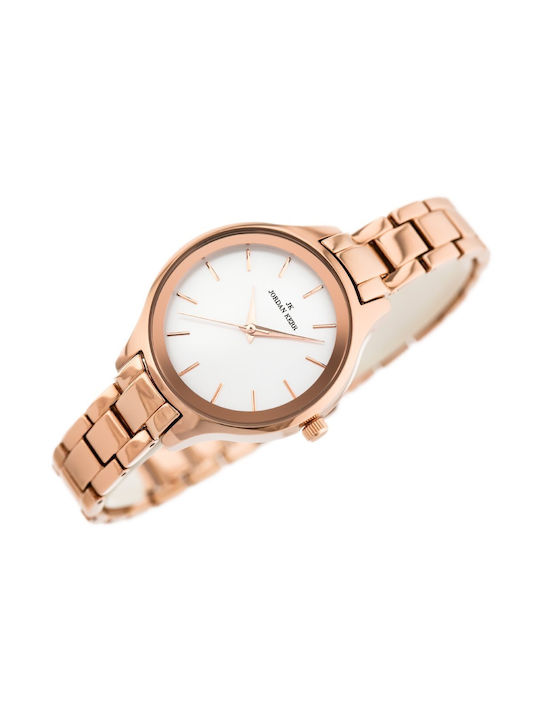 Jordan Kerr Watch with Pink Gold / Pink Gold Metal Bracelet