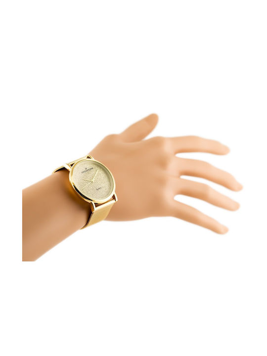 Jordan Kerr Γυναικείο Ρολόι 40mm Μπαταρίας με Χρυσό Μεταλλικό Μπρασελέ