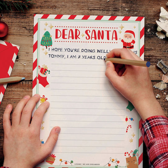 Legami Milano Santa Claus Letter 6cm