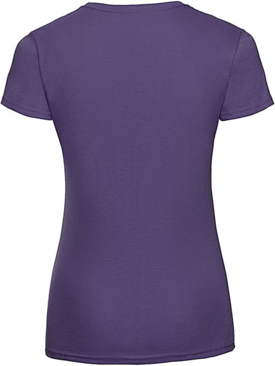 Russell Europe Women's Short Sleeve Promotional T-Shirt Purple