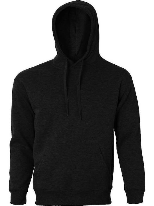 About Basics Ανδρικό Διαφημιστικό Φούτερ Μακρυμάνικο Black