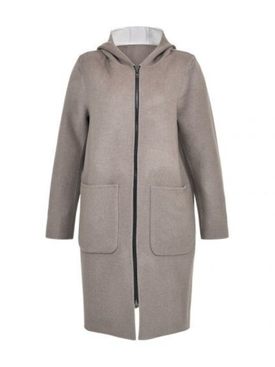 Oakwood Women's Midi Coat Gray