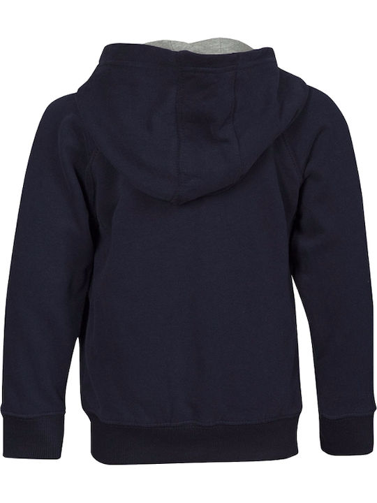 Minoti Kids Sweatshirt Cardigan Navy Blue