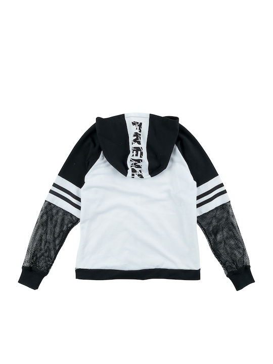 Frenzy Kids Cardigan with Hood Black