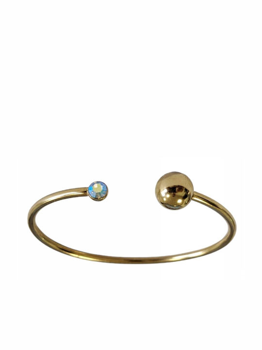 Tatu Moyo Bracelet Handcuffs made of Steel Gold Plated