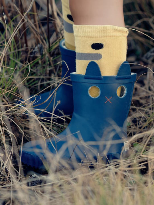 Kids Wellies with Internal Lining Blue