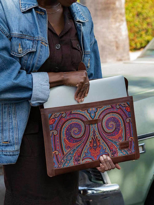 Londo Design OTTO183 Tasche Fall für Laptop 16" in Braun Farbe
