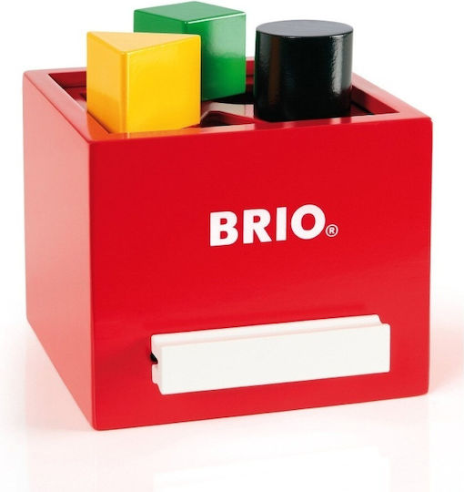 Brio Toys Shape Sorting Toy Sorting Box made of Wood for 12++ Months