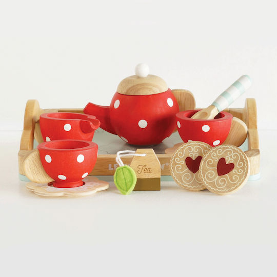 Le Toy Van Дървена Чаена Игра За 3+ Години 12 Части